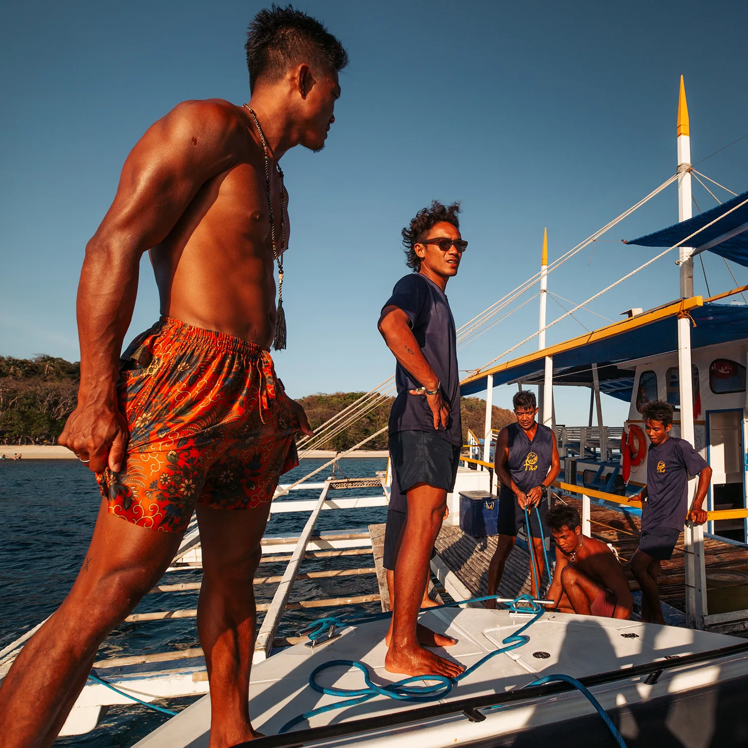 The Lost Boys are your island-born crew. Sailors, cooks, and storytellers who bring the Tao journey to life. Born of the islands, they guide with laughter, skill, and soul, turning every voyage into the adventure of a lifetime.